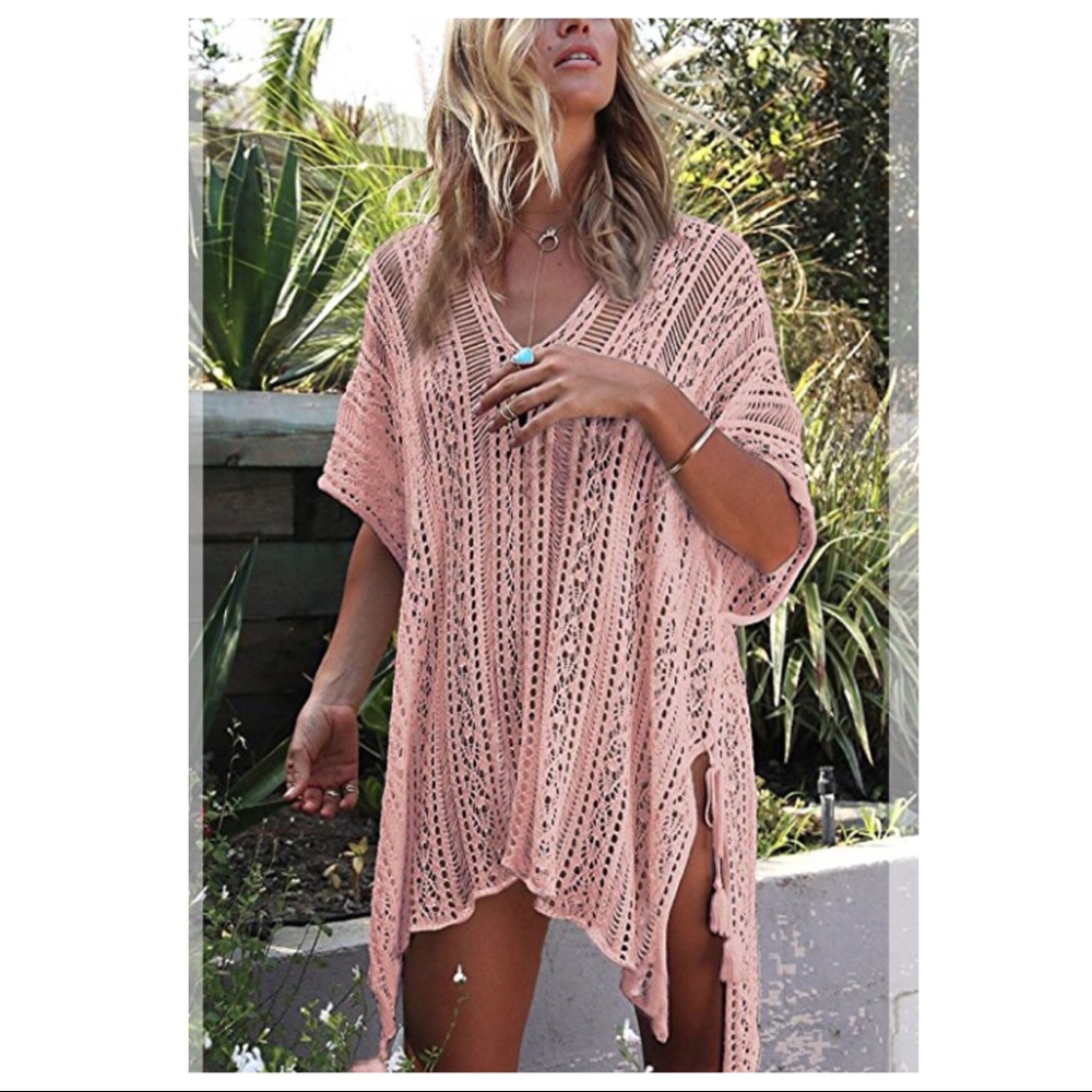NWT Knitted Beach Dress Swim Coverup - Picture 2 of 2